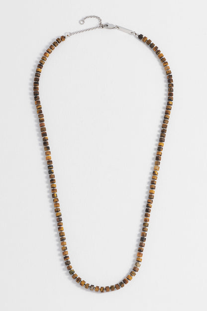 Tigers Eye Rondelle Necklace