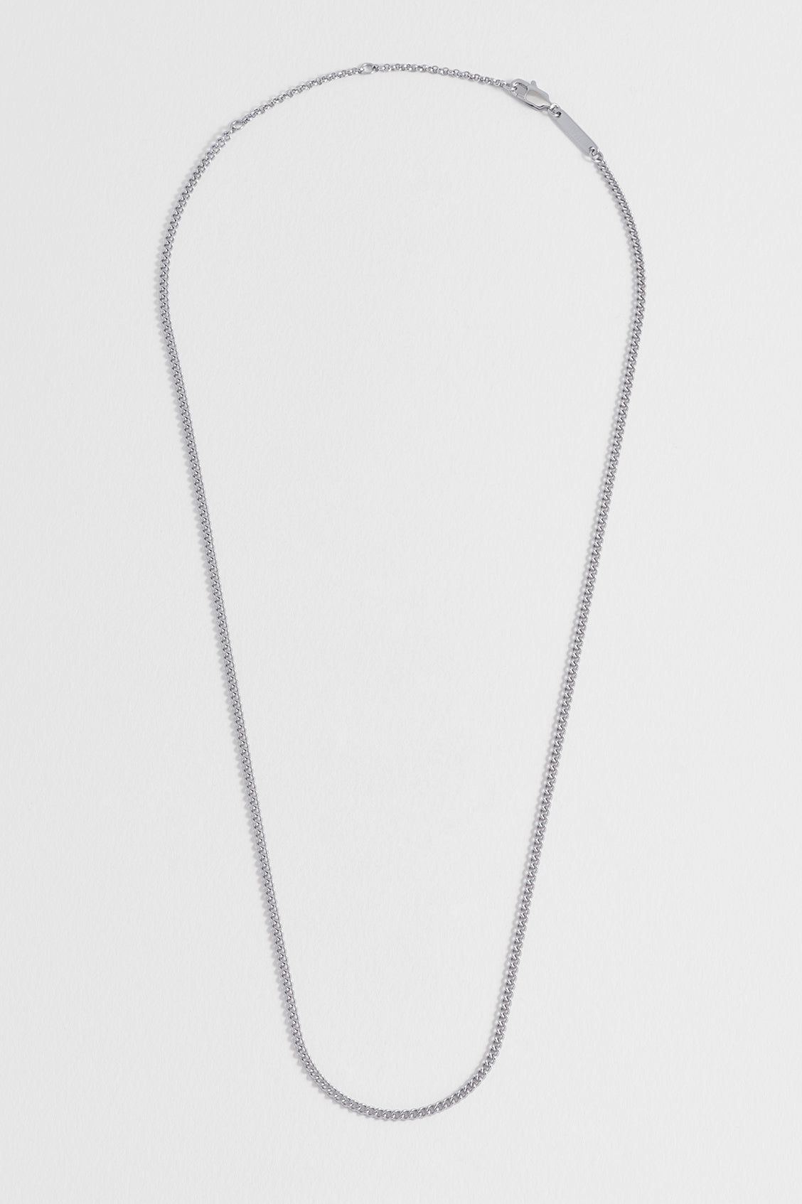 Fine Curb Chain Necklace