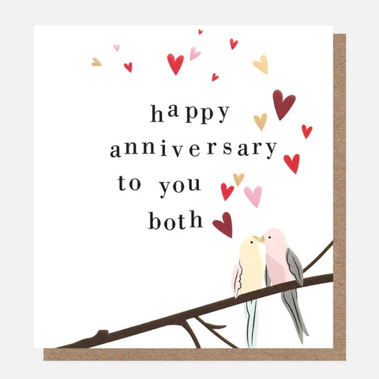 To You Both Lovebirds Anniversary