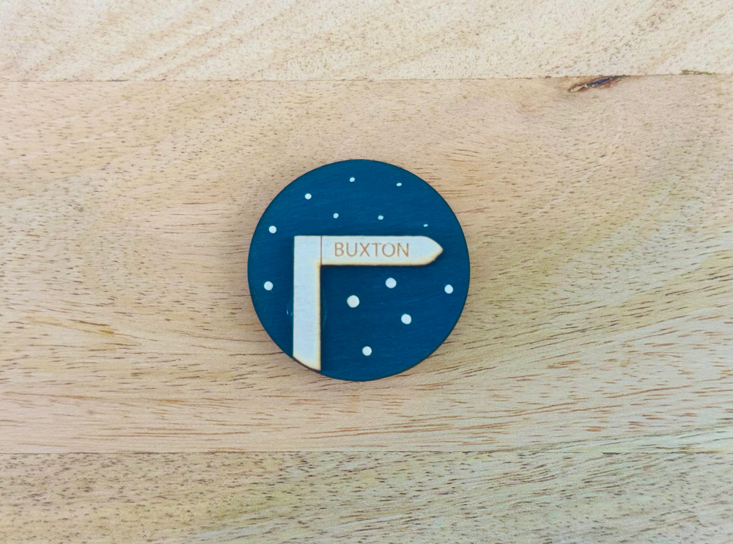 Night Sky Mini Signpost Magnet - Buxton