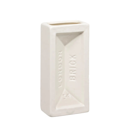 London Brick Vase - White