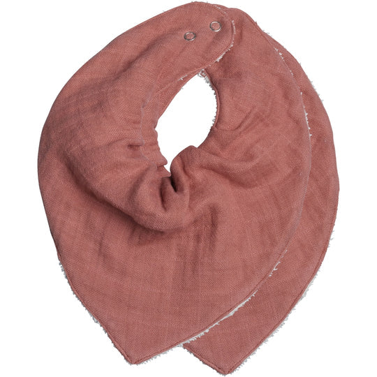 Bandana Bib - 2 pack - Clay
