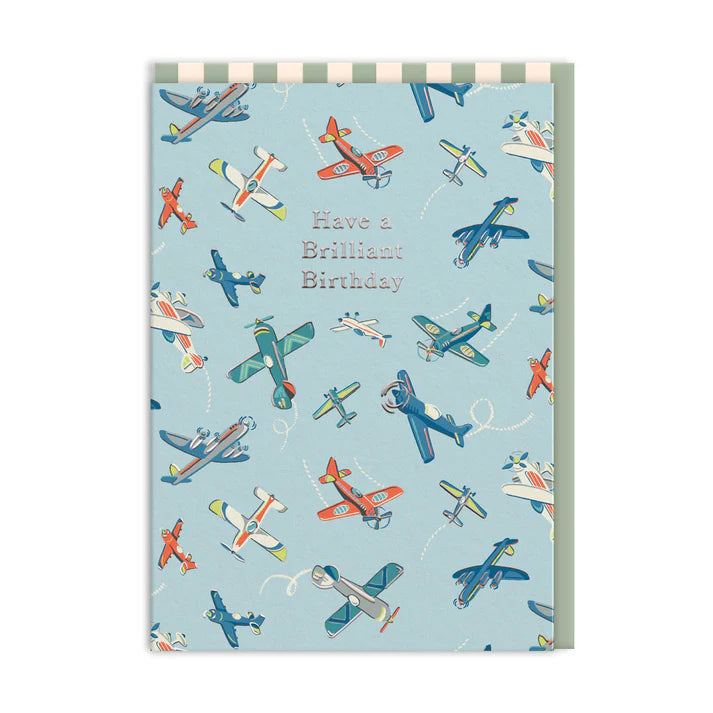 Cath Kidston Planes Birthday Card