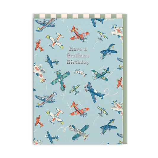 Cath Kidston Planes Birthday Card