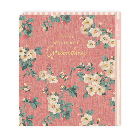 Pink Anenome Grandma Card