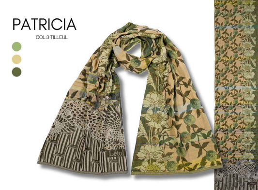 French Jacquard Scarf  - Patricia Tilleul