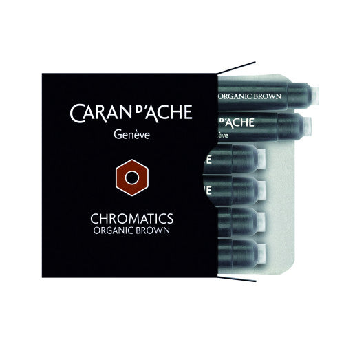 Caran d'Ache Chromatics Ink Cartridges: Organic Brown