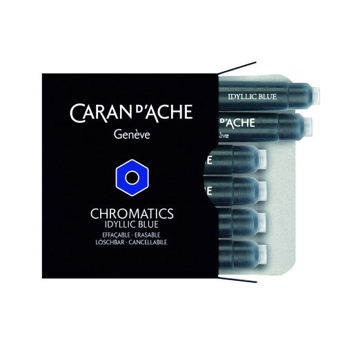 Caran d'Ache Chromatics Ink Cartridges: Idyllic Blue