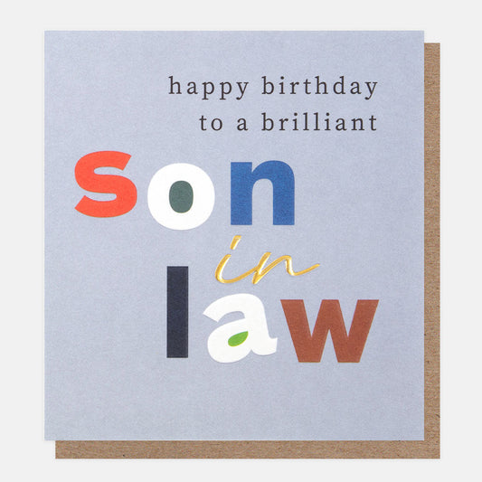 Brilliant Son In Law Birthday