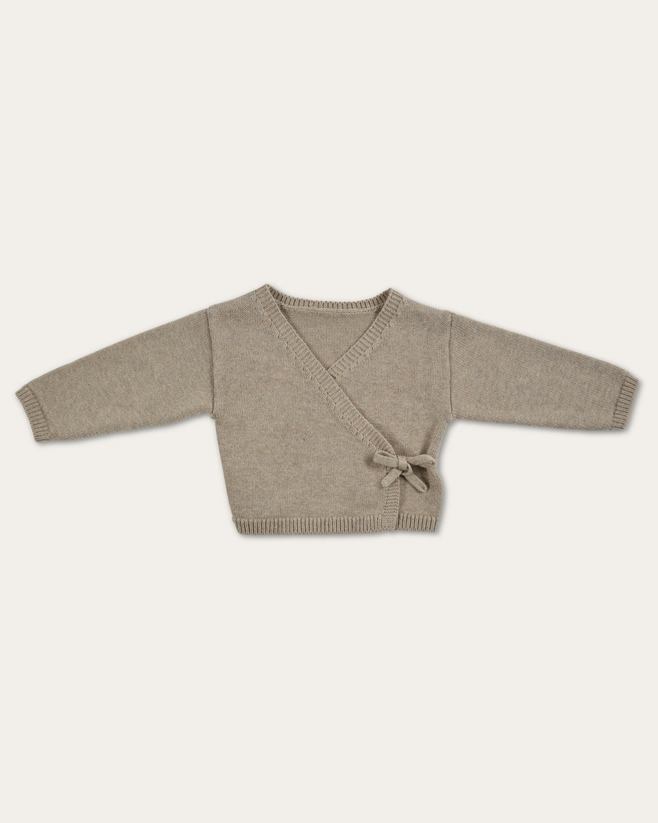 Squab Top - Marl Beige 3-6 months