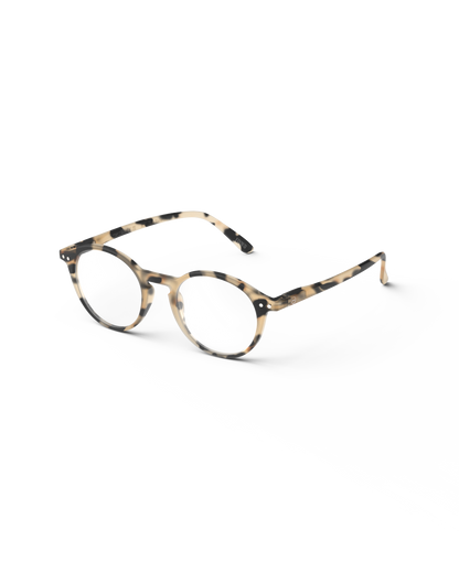 Unisex Reading Glasses - Style E - Light Tortoise +2.5