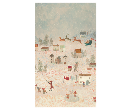 Gift wrap, 10 m - Santa Is Coming