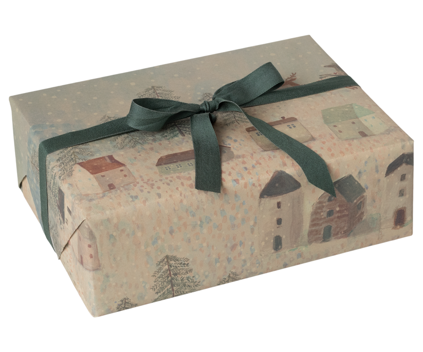 Gift wrap, 10 m - Santa Is Coming