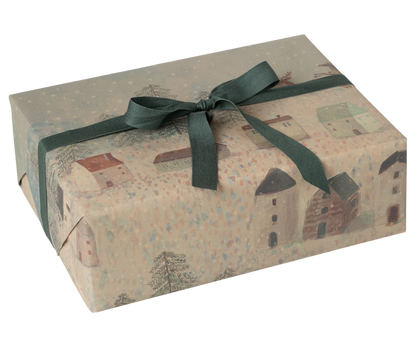 Gift wrap, 10 m - Santa Is Coming