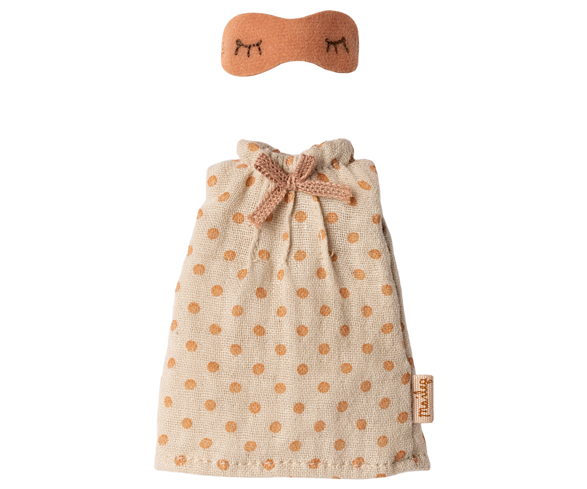 Nightgown for Mum Mouse - Light Grey Pink Spot