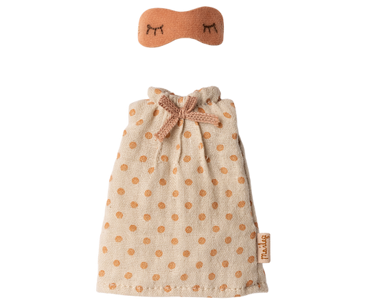 Nightgown for Mum Mouse - Light Grey Pink Spot