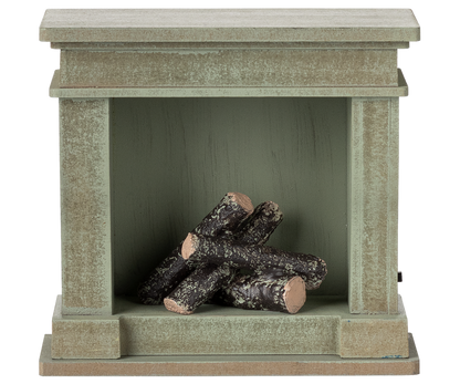 Fireplace Minature - Dusty Green