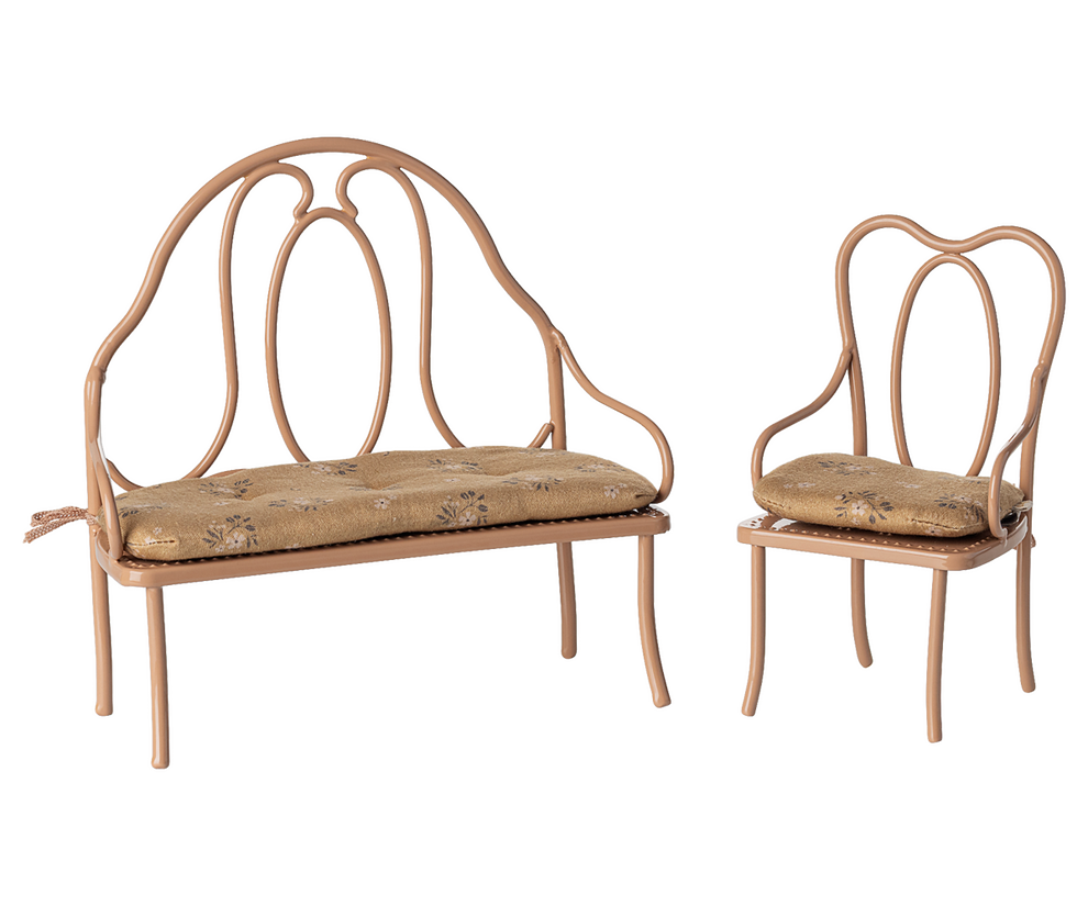 Vintage chair, Mouse - Dark powder