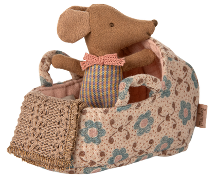 Carry Cot, Baby Mouse - Rose