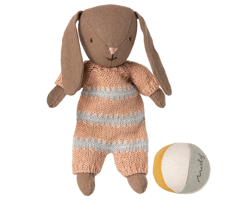 Rabbit Set, Micro - Brown-Dusty Rose