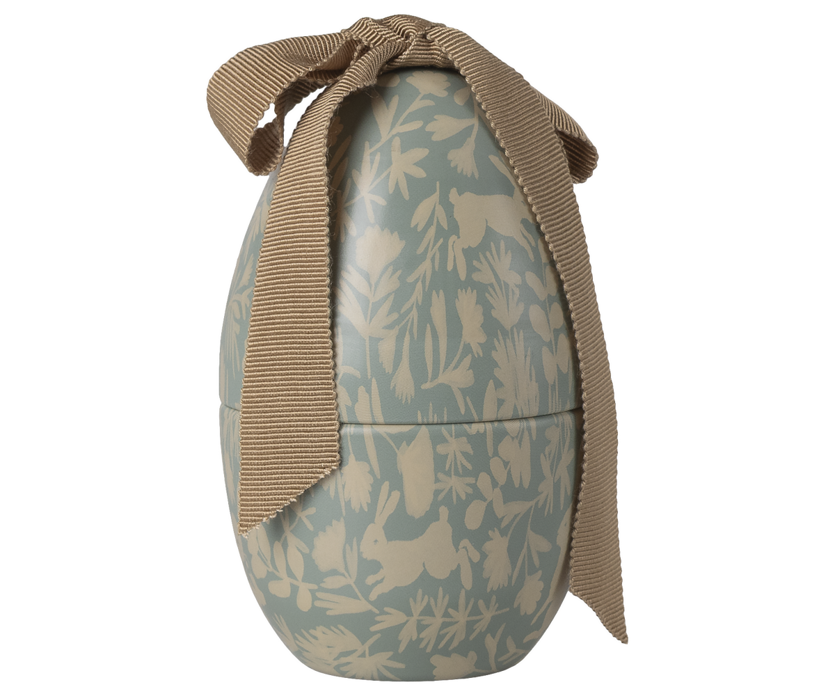 Easter egg ornament - small - Dusty Blue