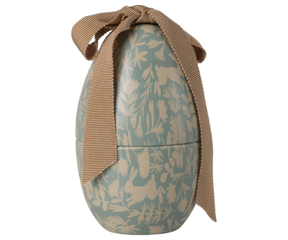 Easter egg ornament - small - Dusty Blue