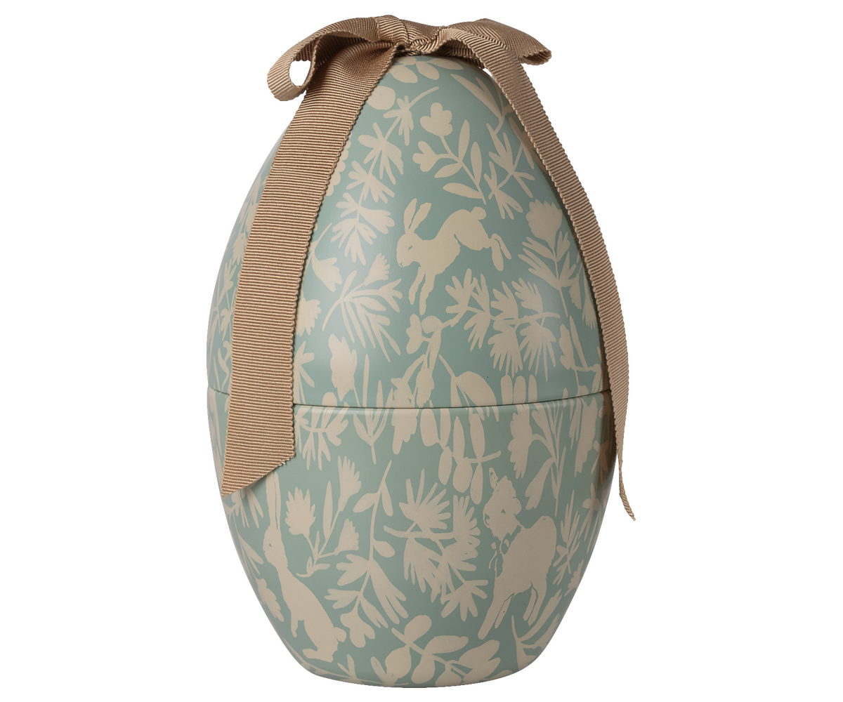 Easter egg ornament - Medium - Dusty Blue