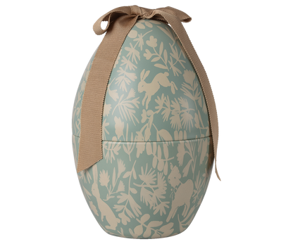 Easter egg ornament - Medium - Dusty Blue