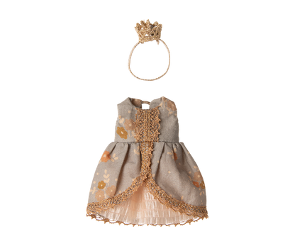 Princess Dress for Big Sister Mouse - Blue/Grey