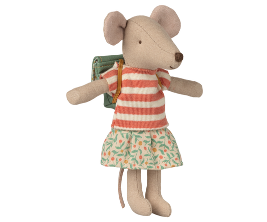 Tricycle mouse, Big sister with Bag - Green