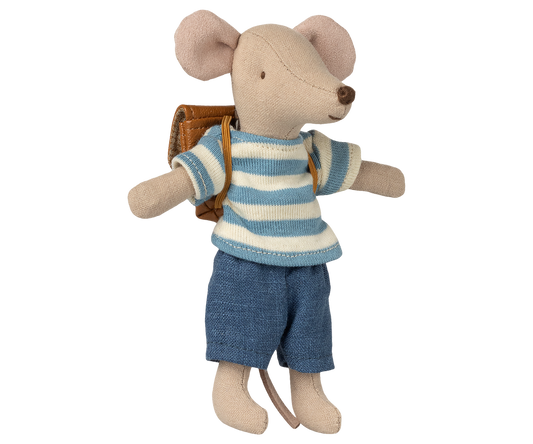 Tricycle mouse, Big Brother with Bag - Brown