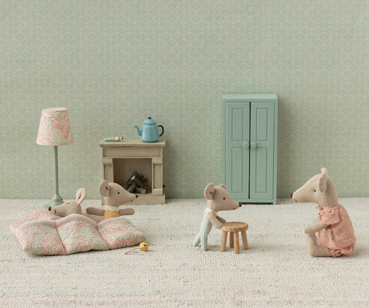 Triplets, Baby Mice in Matchbox - Checker