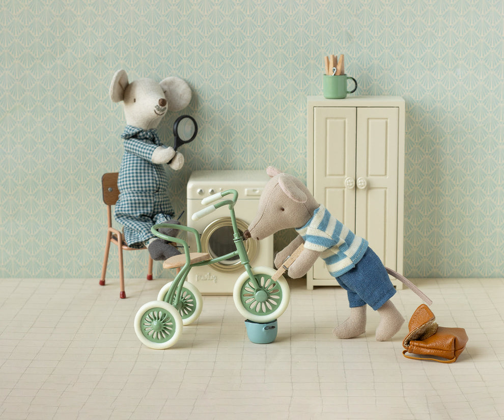 Tricycle mouse, Big Brother with Bag - Brown
