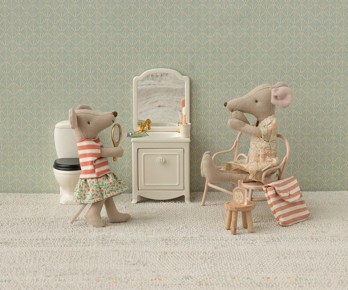 Tricycle mouse, Big sister with Bag - Green
