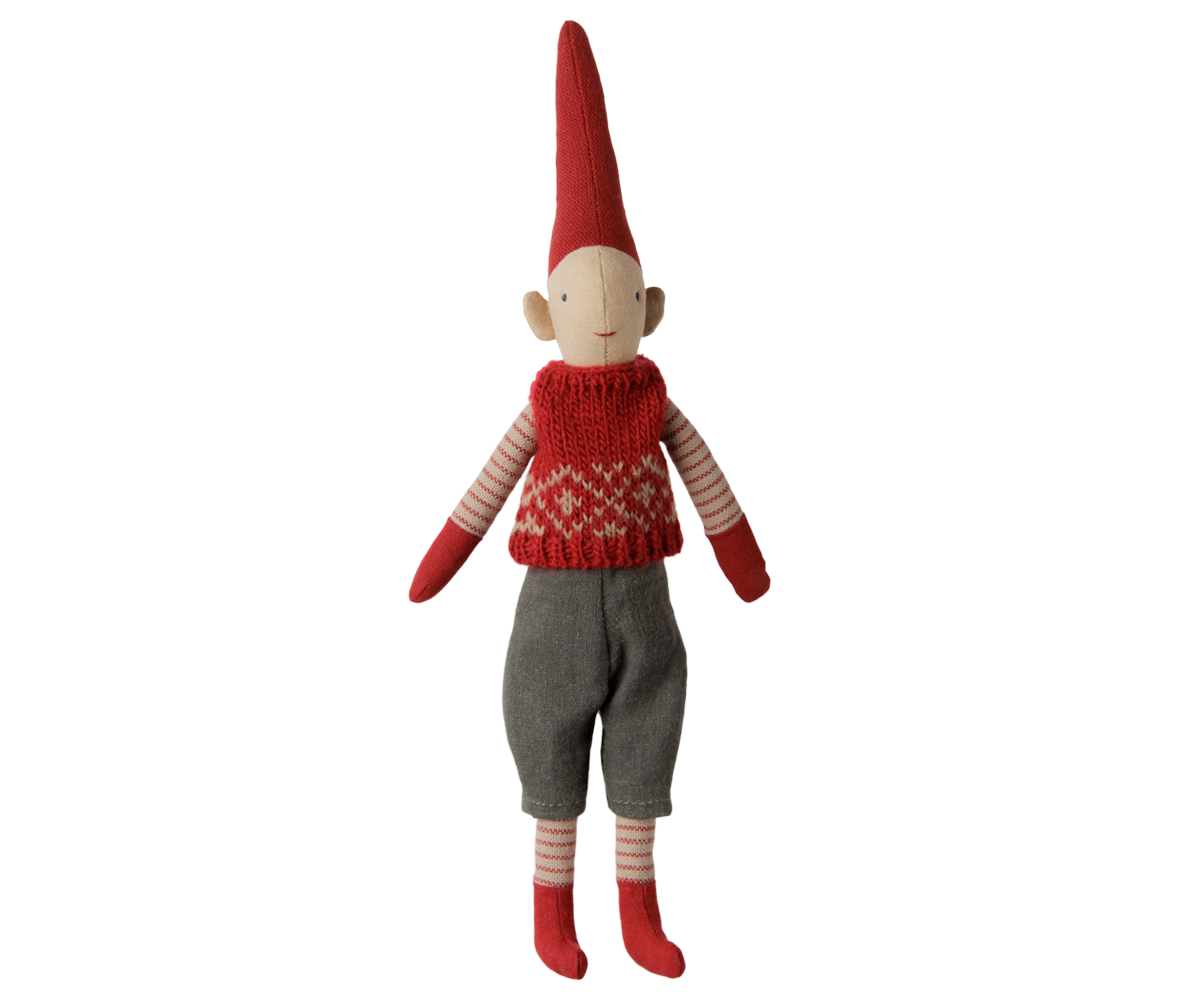 Pixy, Size 1 - Boy - Red knitted vest