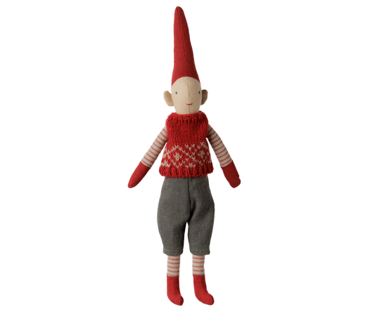Pixy, Size 1 - Boy - Red knitted vest