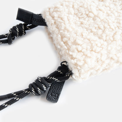 Natural Borg Cord Phone Bag