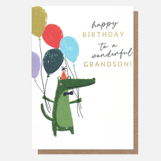 Happy Birthday Grandson Crocodile