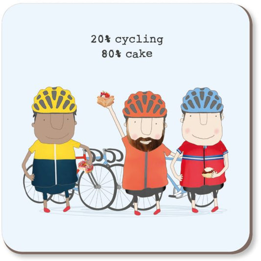 Cycling Cake Coaster