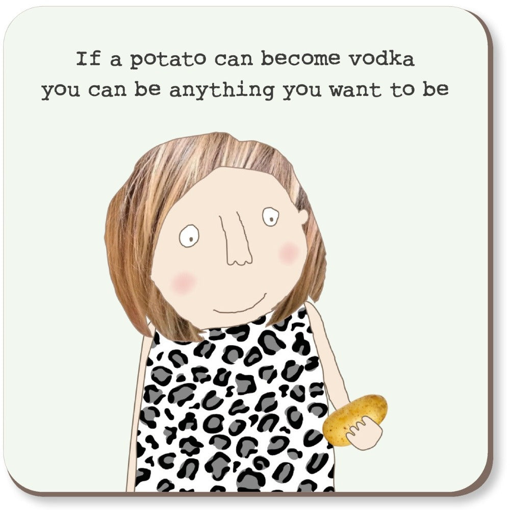 Potato Vodka Coaster