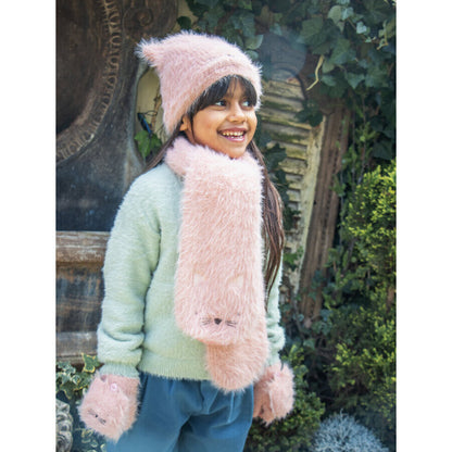 Clara Cat Fluffy Hat - 7-10 Years