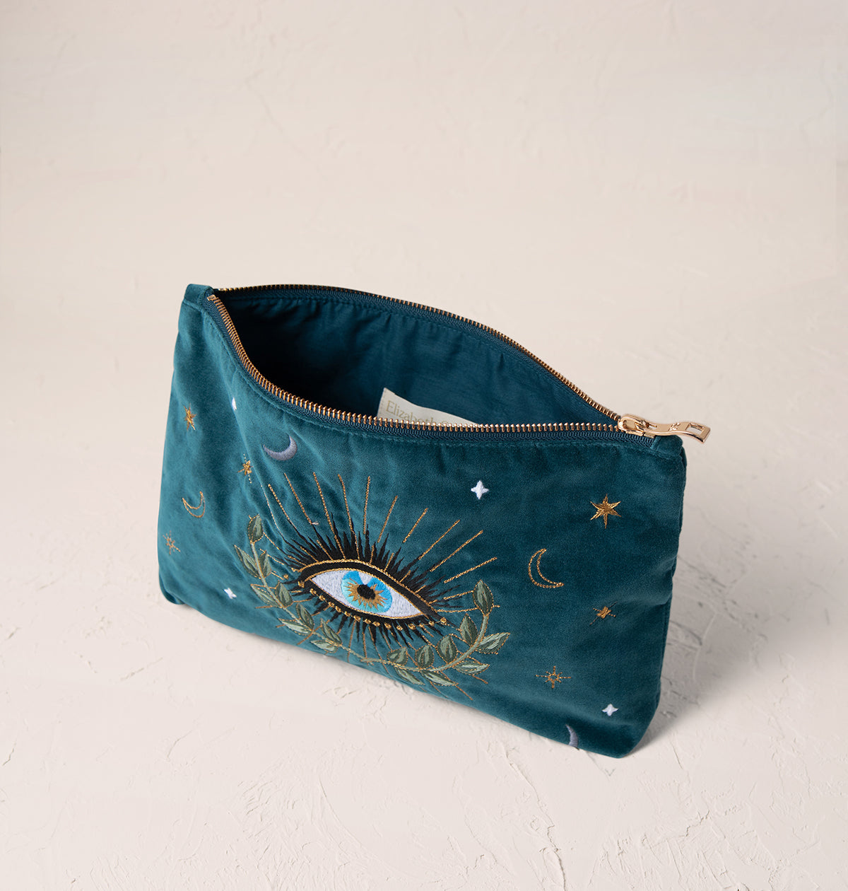 Celestial Eye Rich Blue Velvet Everyday Pouch