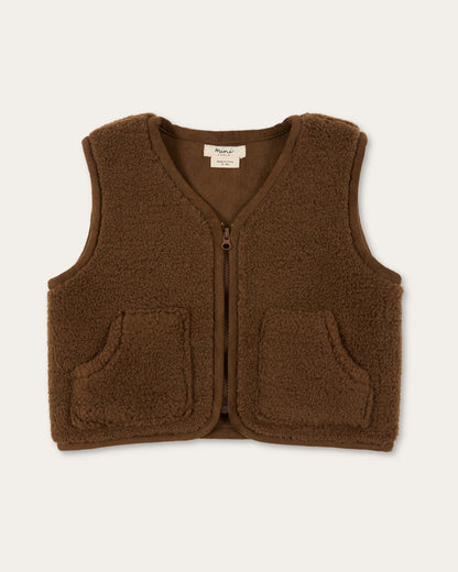 Gareth Mini Gilet - Hazelnut 6-12 months