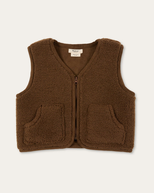 Gareth Mini Gilet - Hazelnut 6-12 months