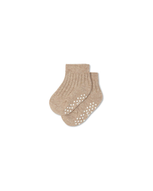 Be Happy Cashmere Socks - Beige - One Size