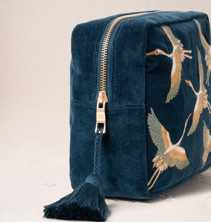Cranes Wash Bag