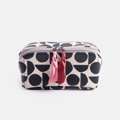 Mono Floral Diagonal Wash Bag