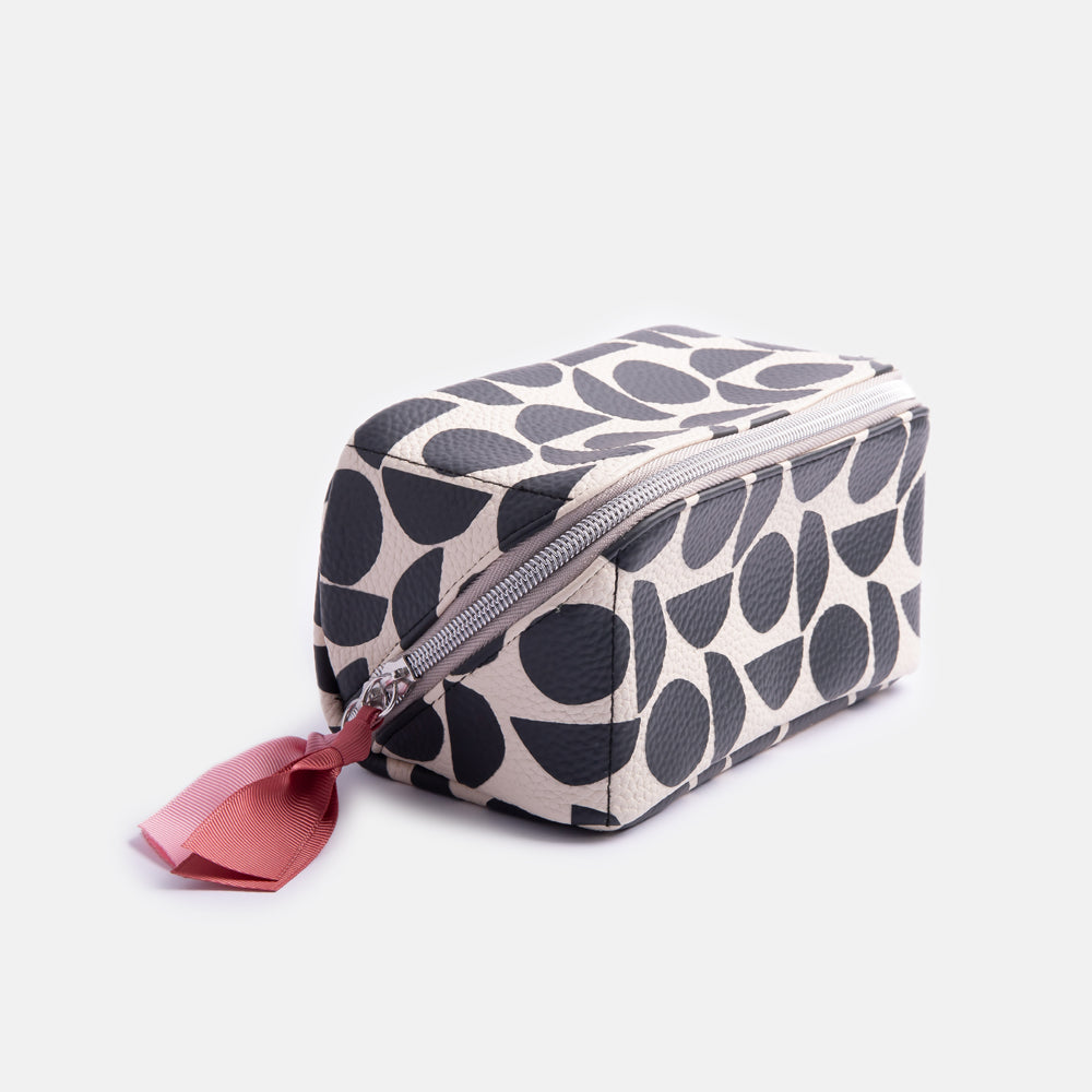 Mono Floral Diagonal Wash Bag