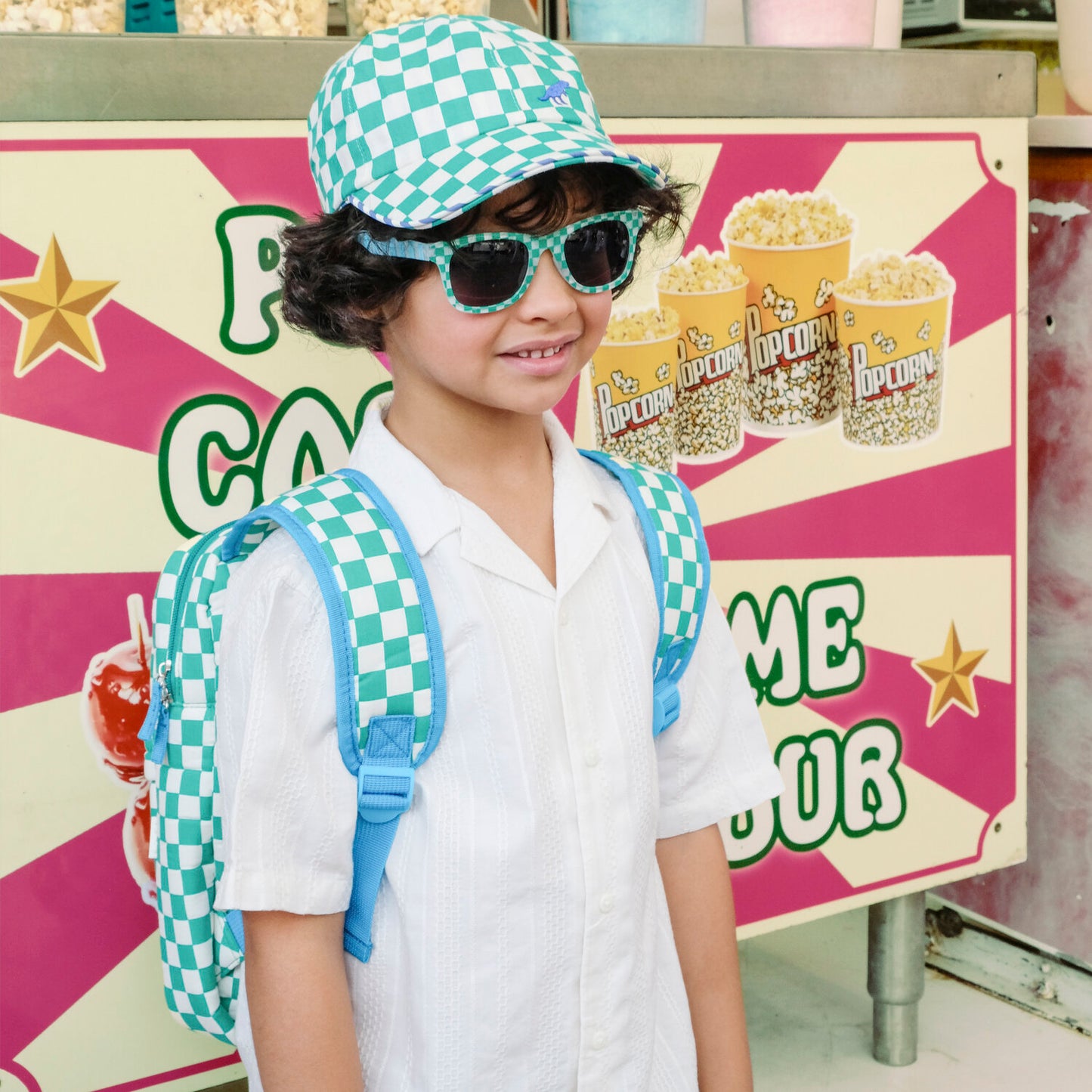 Dinosaur Check Rucksack