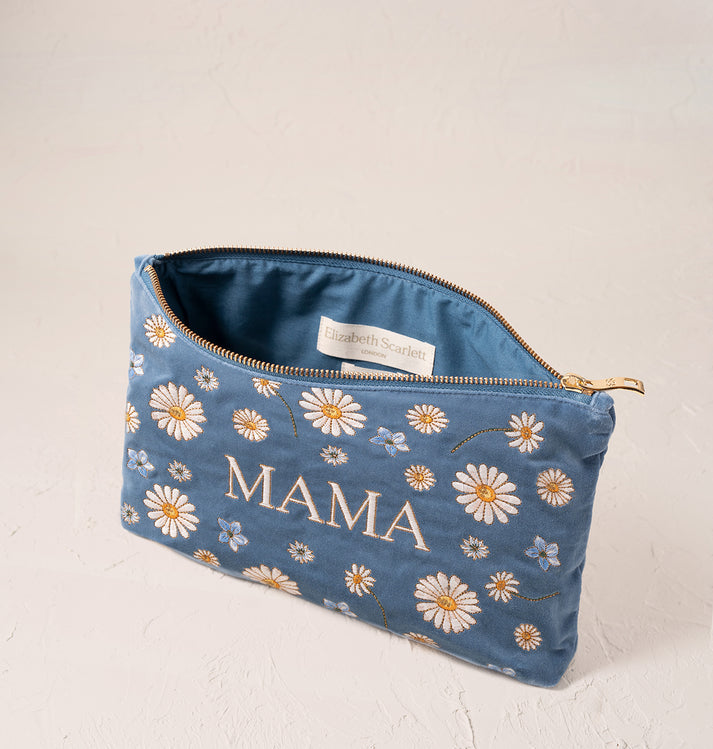Daisy Dream Mama Everyday Pouch - Dusky Blue